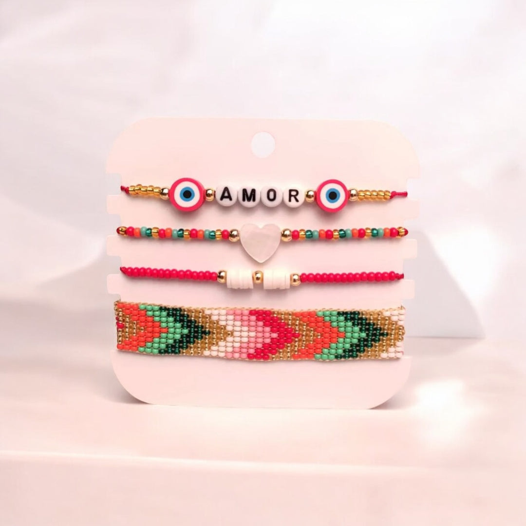 Amor Bracelet Set (Set of 4)