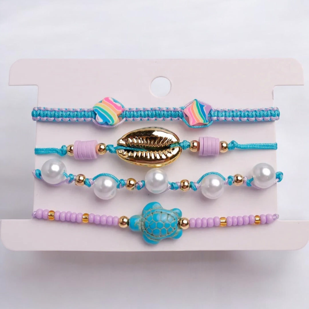 Tranquil Shores Bracelet Set (Set of 4)
