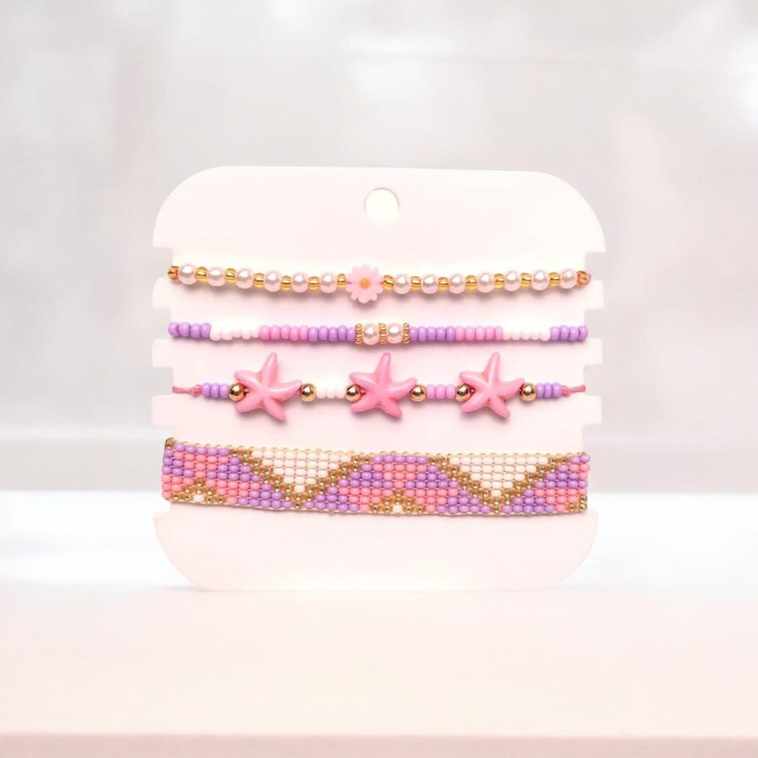 Starry Bliss Bracelet Set (Set of 4)