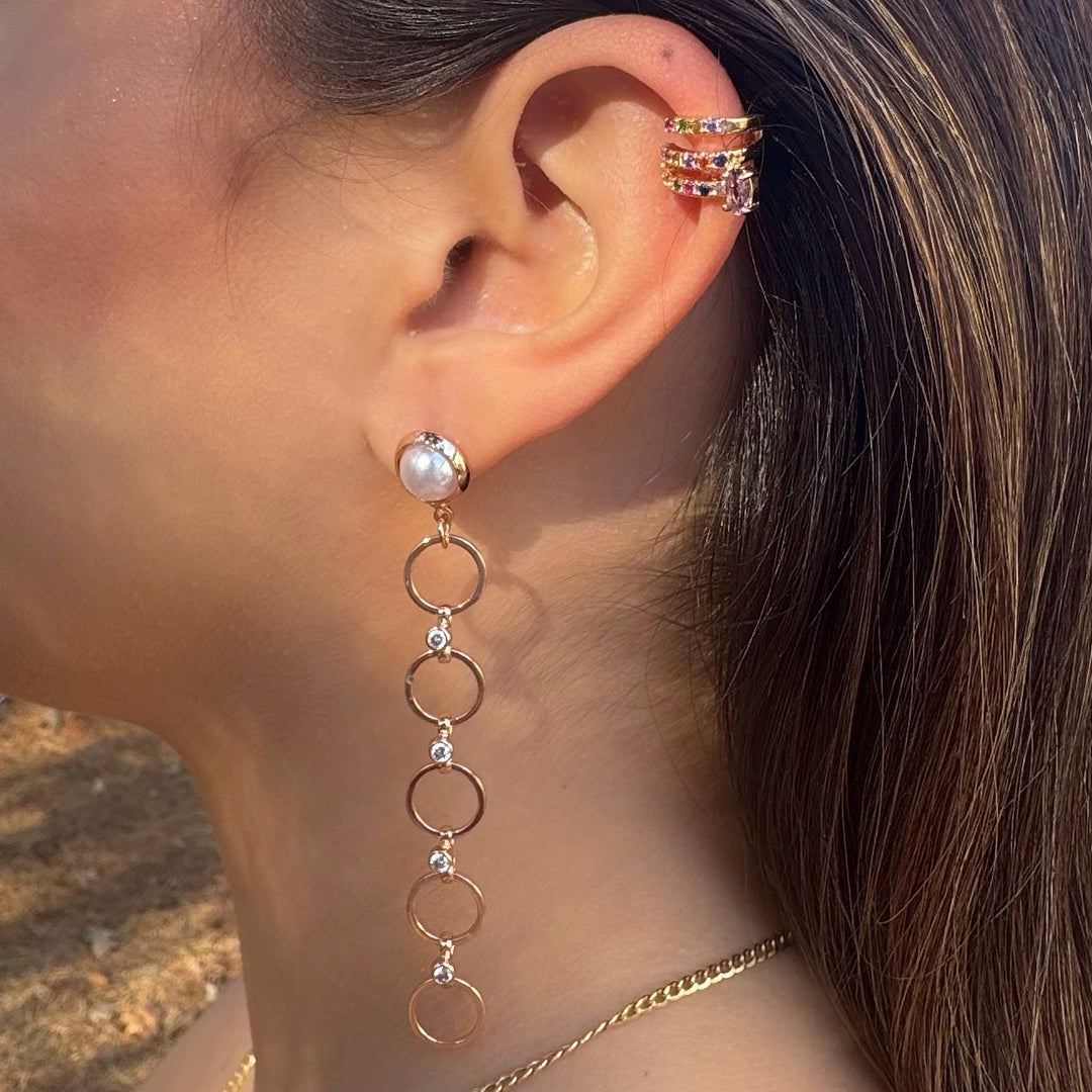Celestial Pearl Earrings