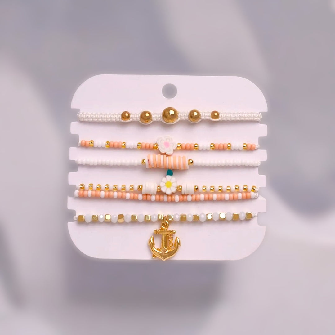 Anchor of Grace Bracelet Set (Set of 6)