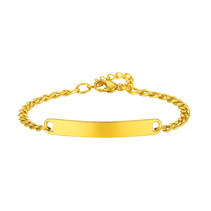 Eternal Bond Gold— Personalized Couple Bracelet