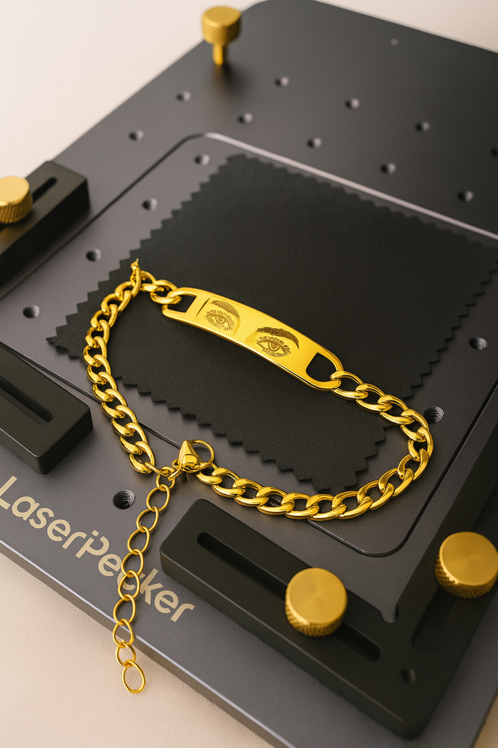 Eternal Bond Gold— Personalized Couple Bracelet