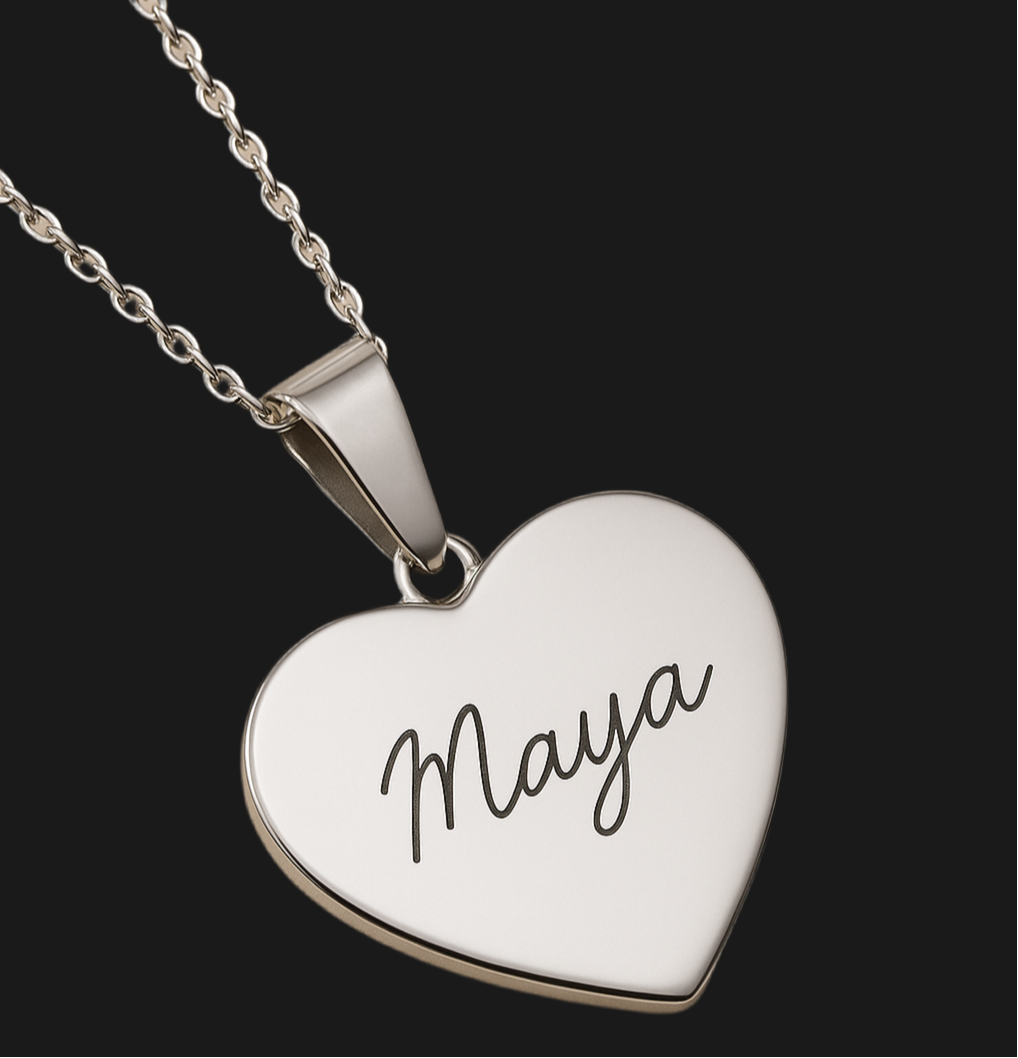 Heart Silver Necklace