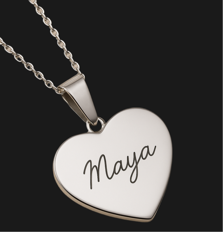 Heart Silver Necklace