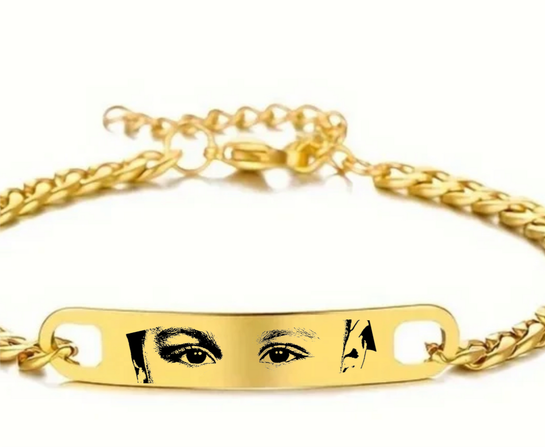 Eternal Bond Gold— Personalized Couple Bracelet