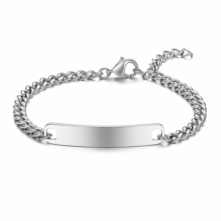 Eternal Bond Silver — Personalized Couple Bracelet
