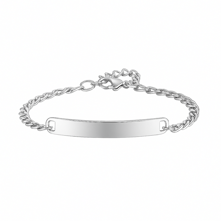 Eternal Bond Silver — Personalized Couple Bracelet