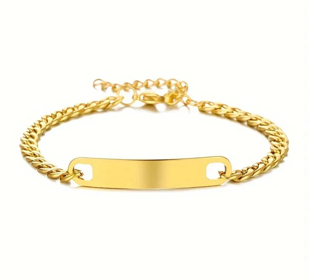 Eternal Bond Gold— Personalized Couple Bracelet