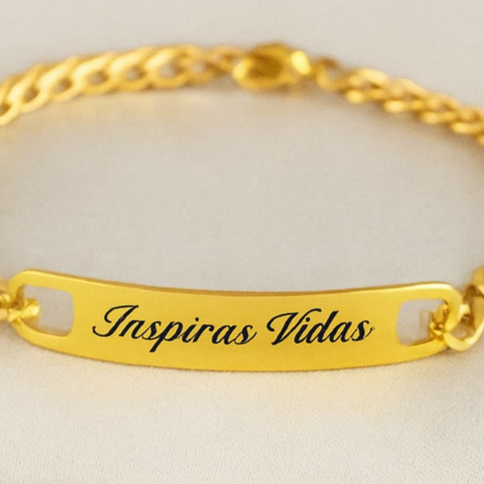 Eternal Bond Gold— Personalized Couple Bracelet