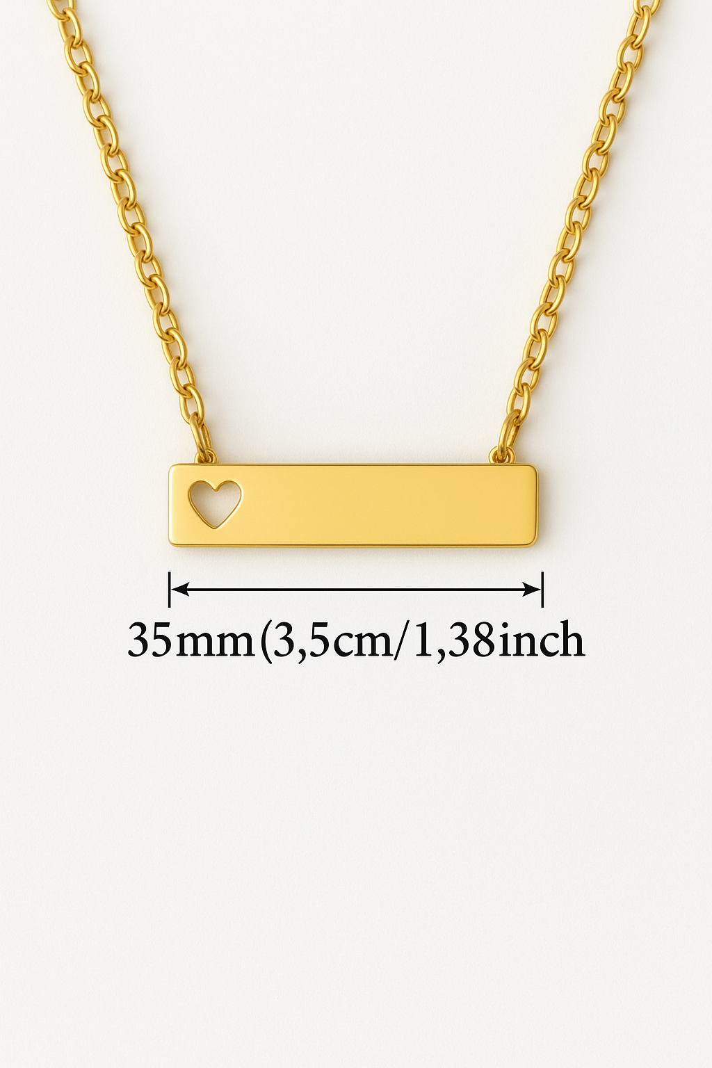 Heartbeat Bar Necklace