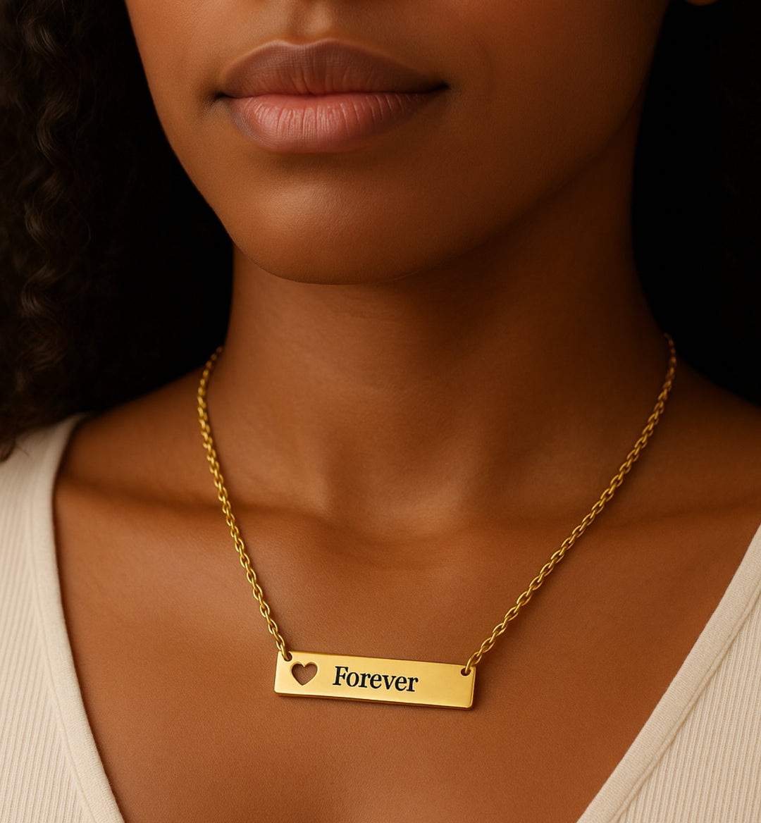 Heartbeat Bar Necklace