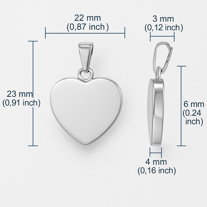 Heart Silver Necklace
