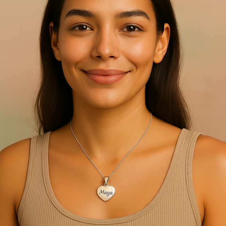 Heart Silver Necklace