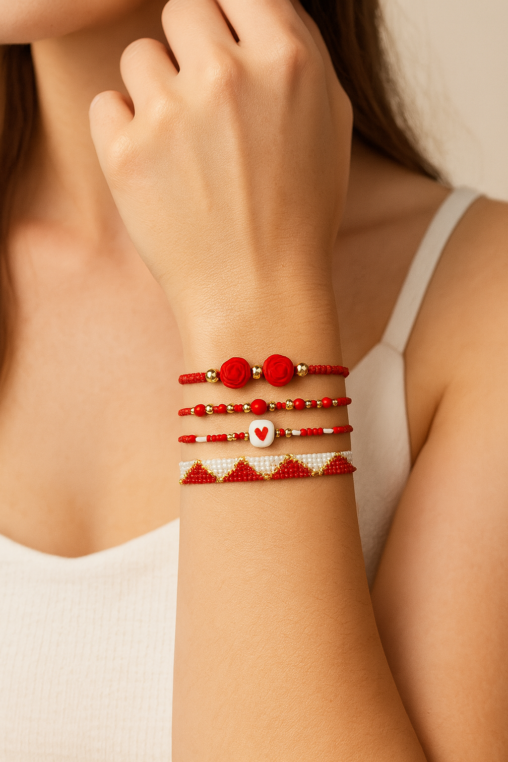 “Brave Heart” Bracelet Set of 4