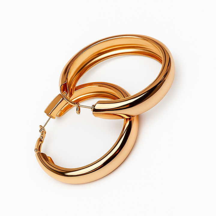 Blush Glow Hoops