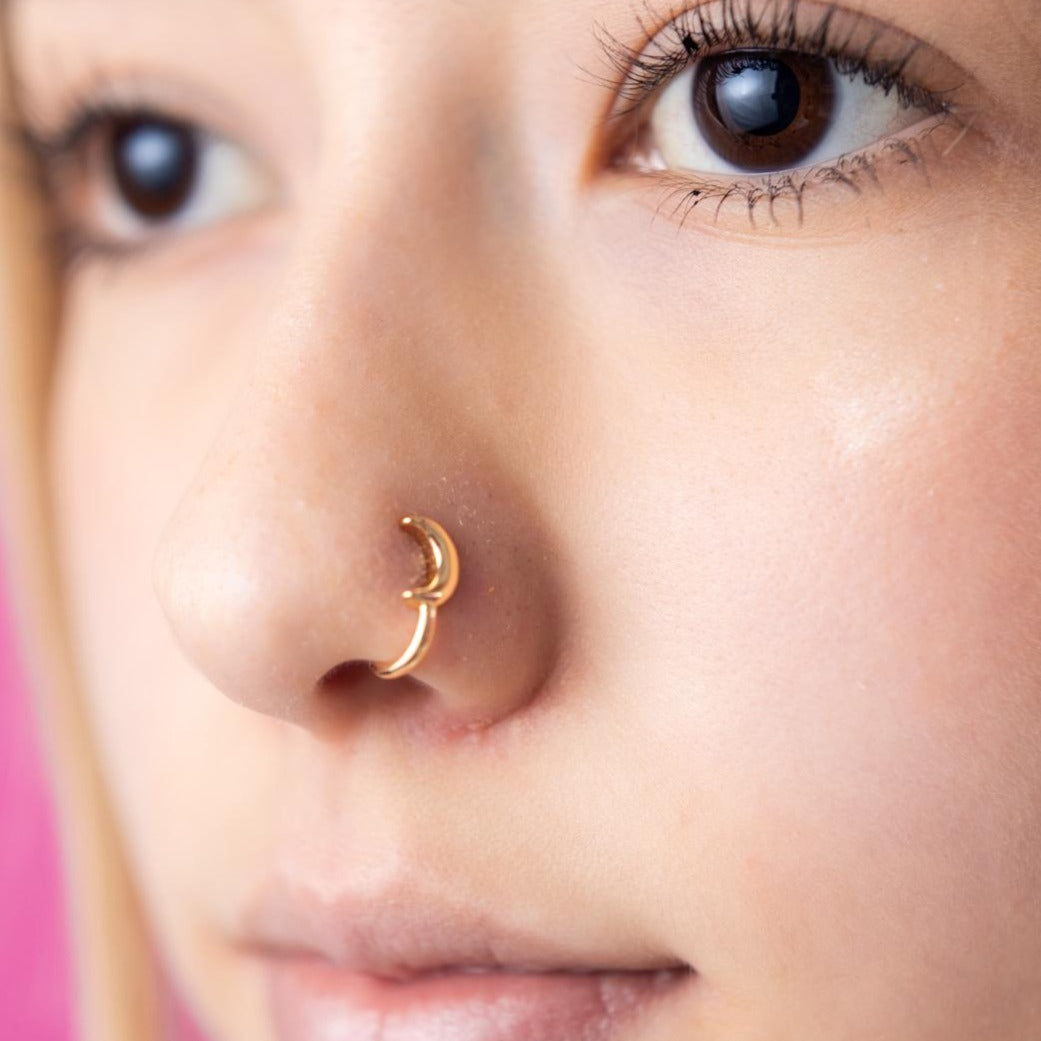 Nostril Moon Gold