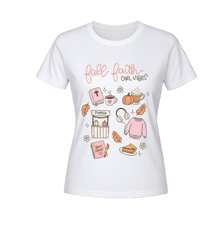T Shirt Fall Faith Girl Vibes